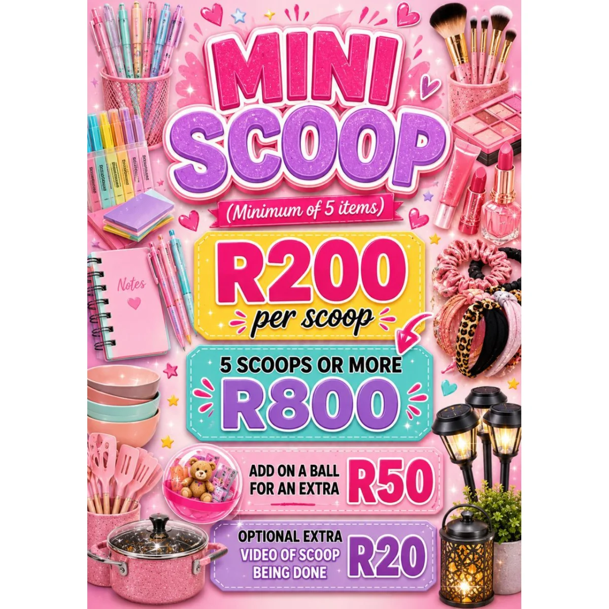 Mystery Scoop Boxes